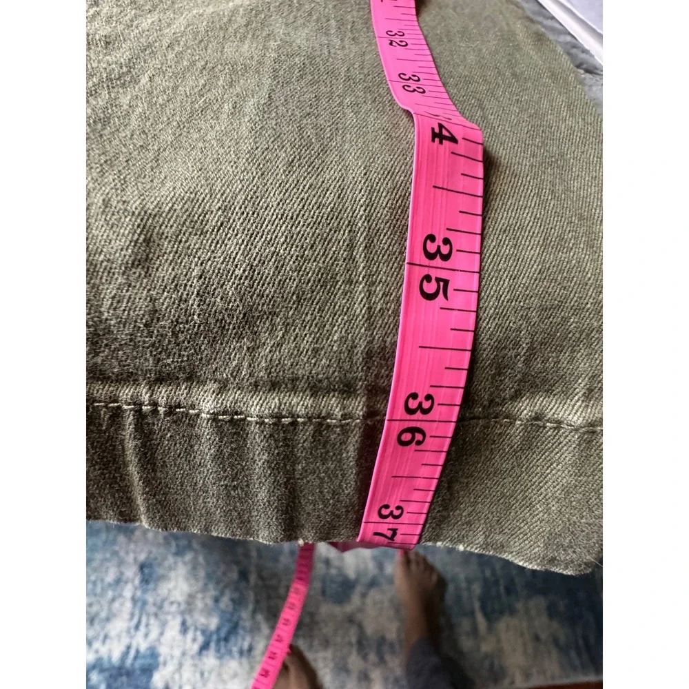J.Crew 484 Slim Fit Stretch Chino Pants Olive Green 30x30 Mens Casual Trousers